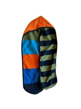 GAP Kids Green, Blue, Orange Striped Scarf